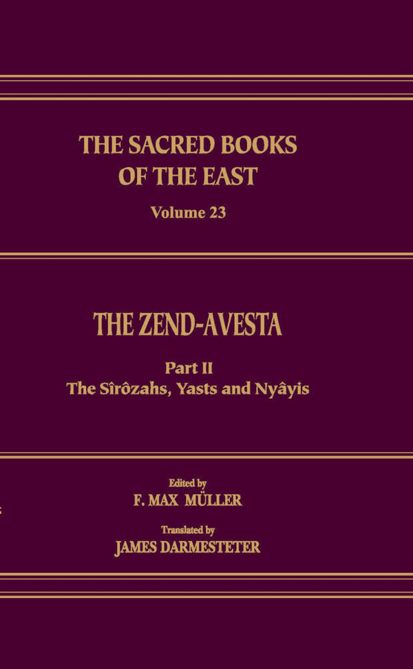 The Zend-Avesta Pt. 2 (SBE Vol. 23)