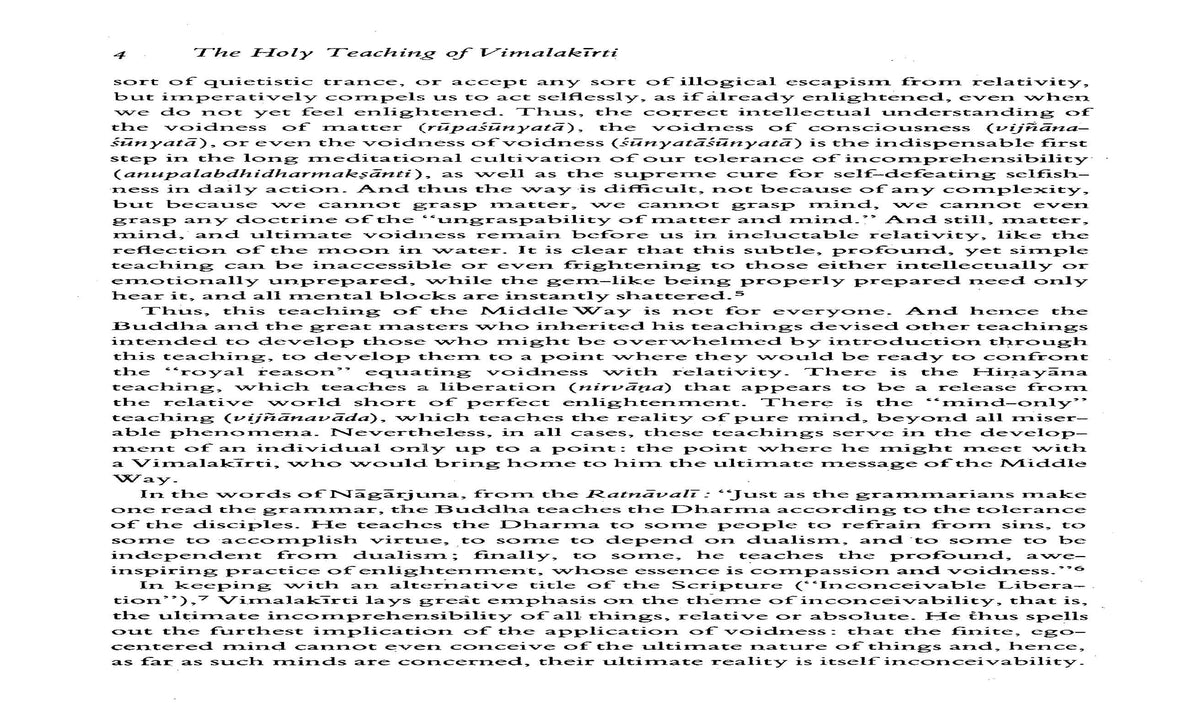 The Holy Teaching of Vimalakirti