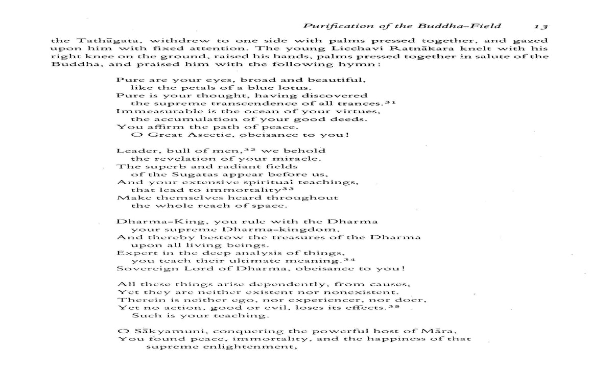 The Holy Teaching of Vimalakirti