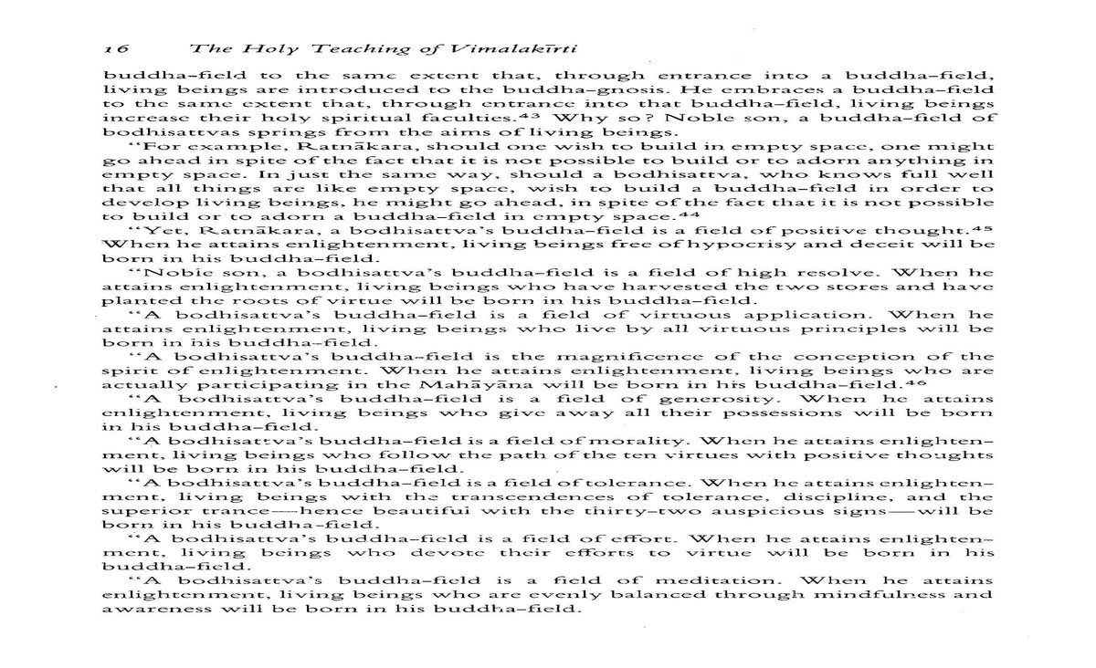 The Holy Teaching of Vimalakirti