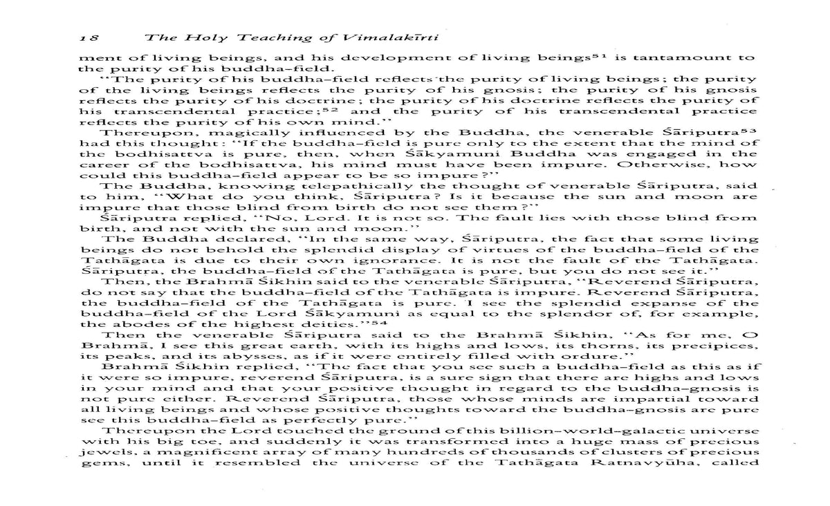 The Holy Teaching of Vimalakirti