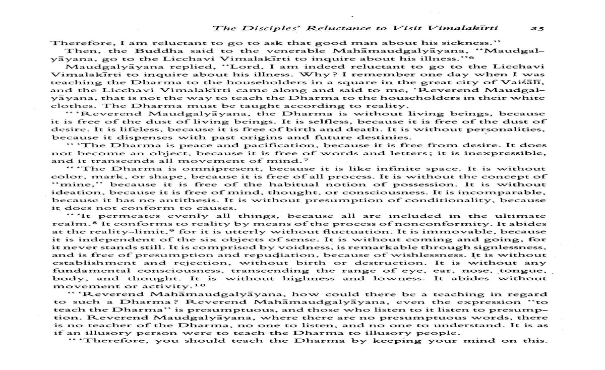 The Holy Teaching of Vimalakirti