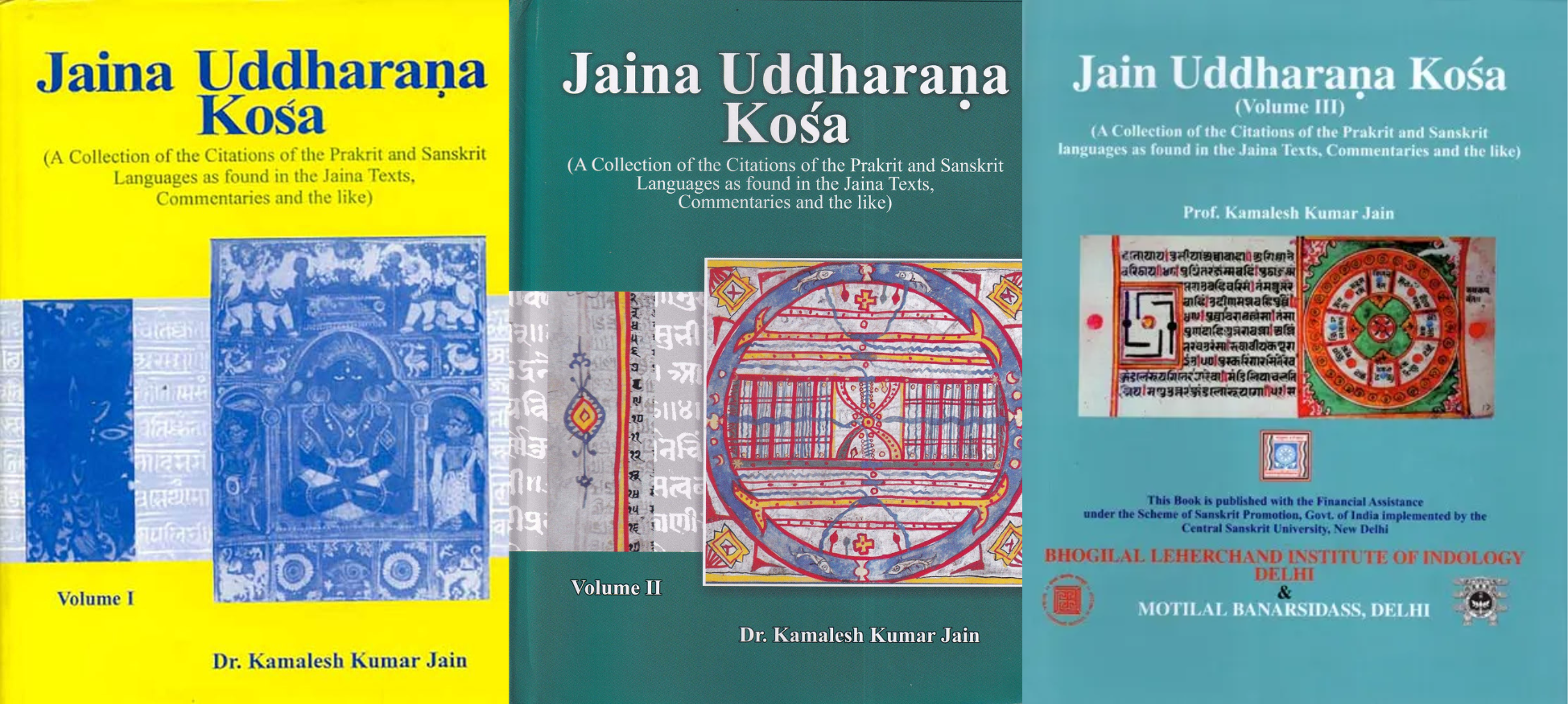 Jaina Uddharana Kosa (Set of 3 Volumes)