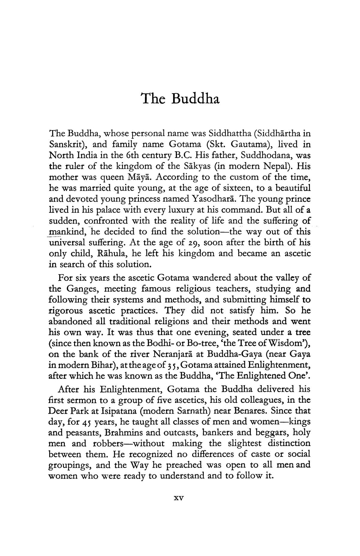 What The Buddha Taught