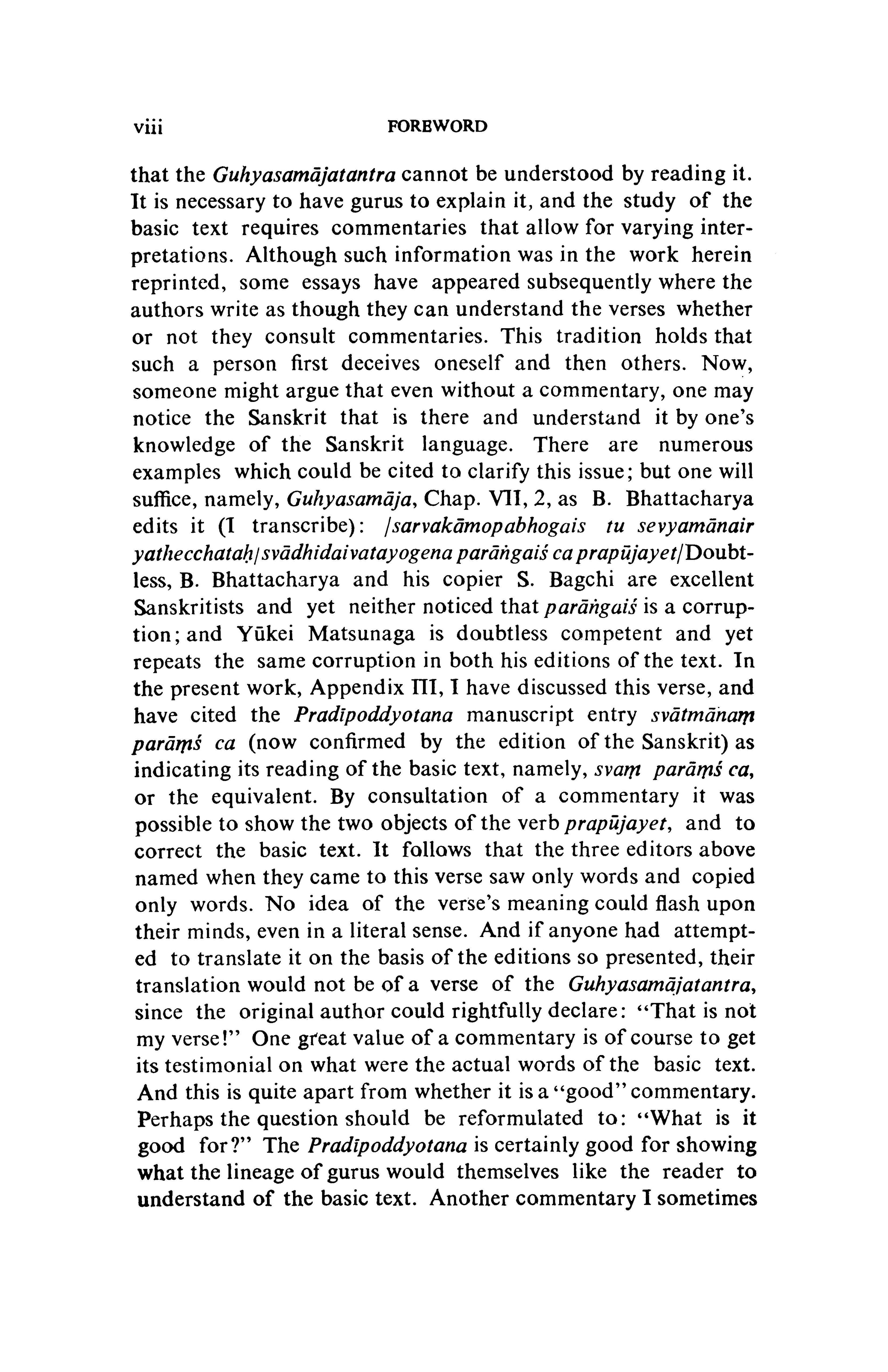 Yoga of the Guhyasamajatantra