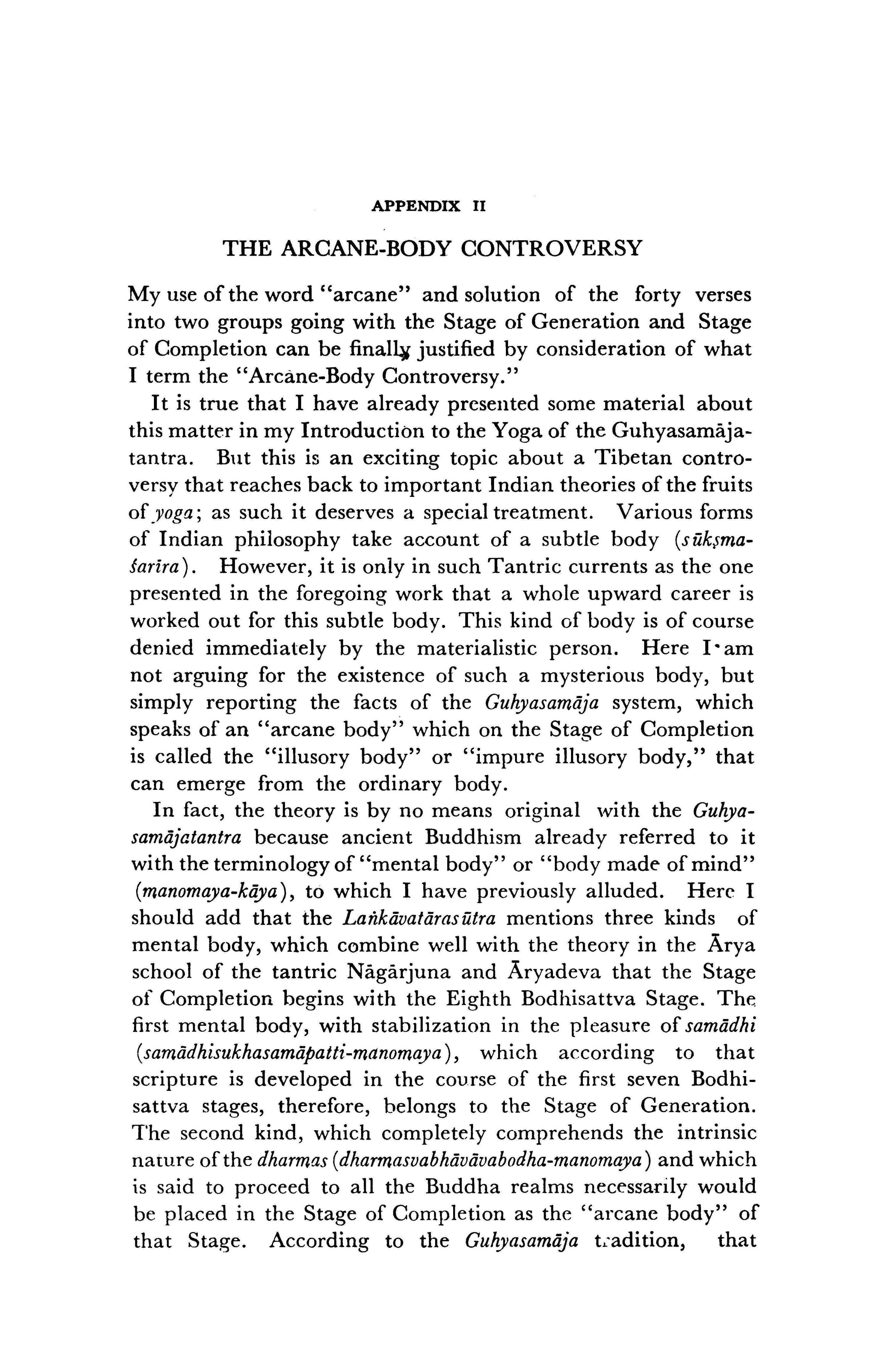 Yoga of the Guhyasamajatantra