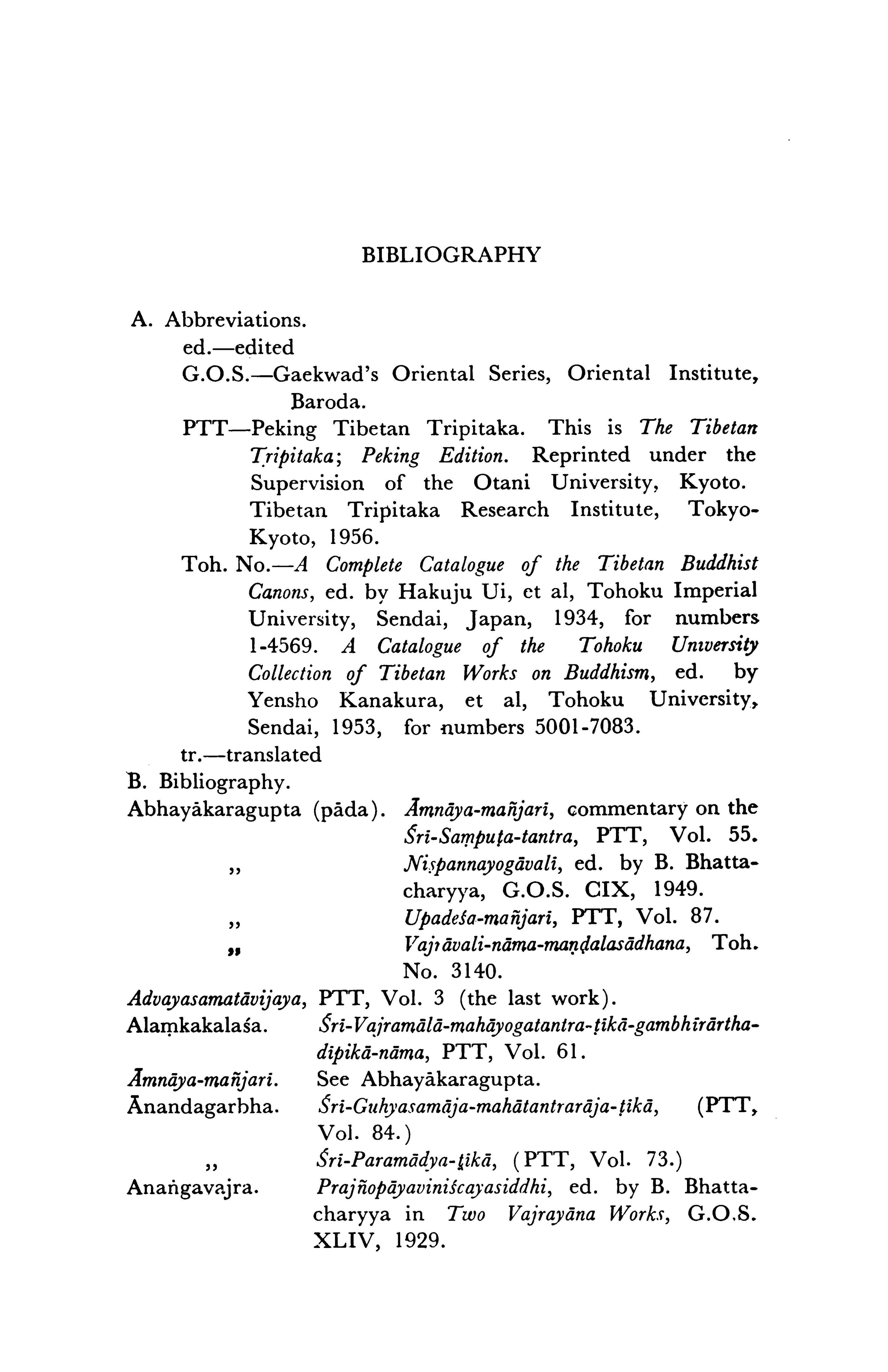 Yoga of the Guhyasamajatantra