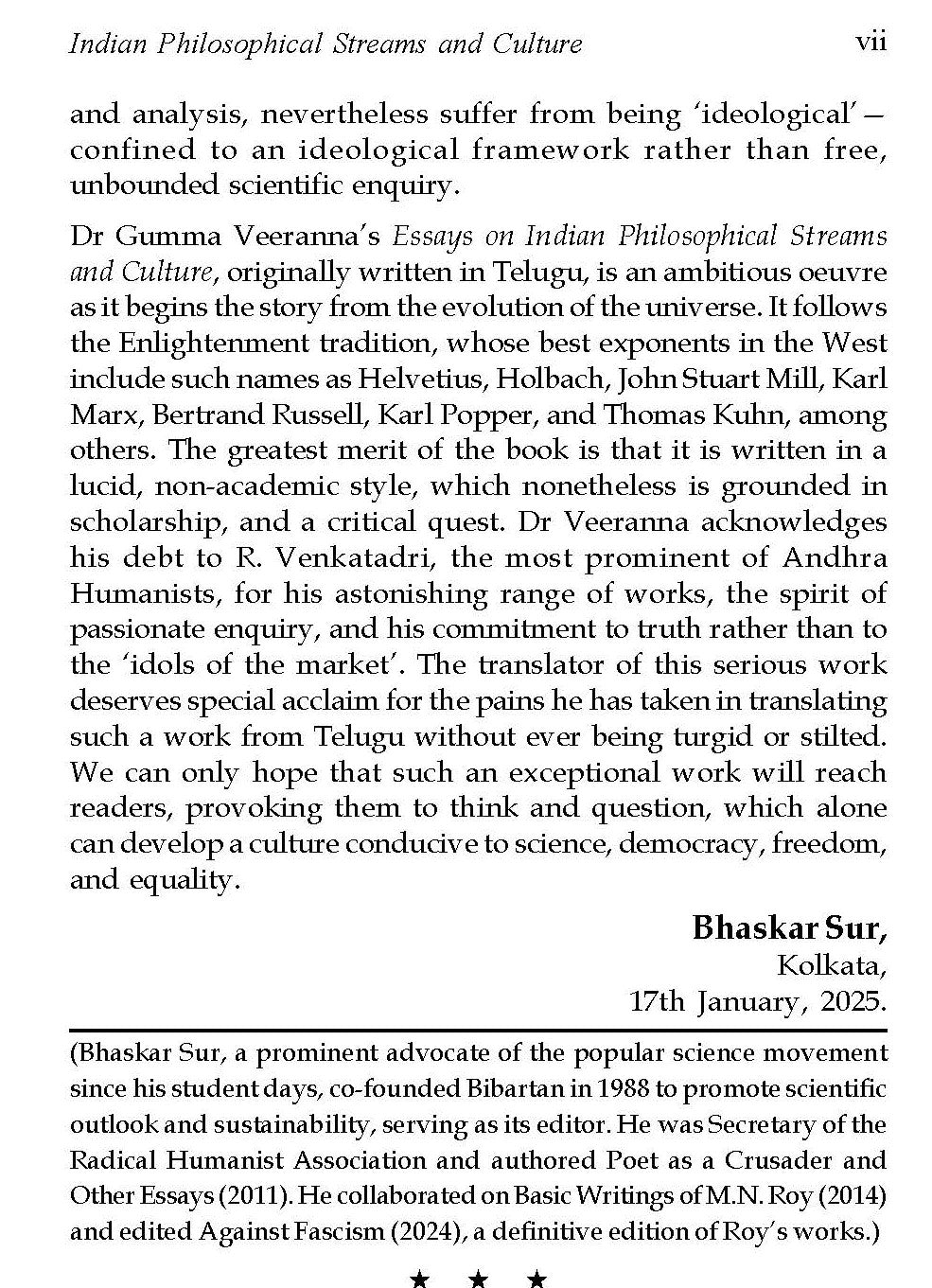 Essays On Indian Philosophical Streams And Culture - Motilal Banarsidass author