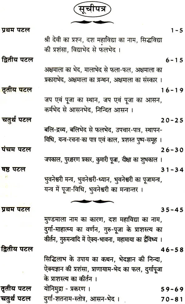 मुण्डमालातन्त्रम् - Mundamala Tantra