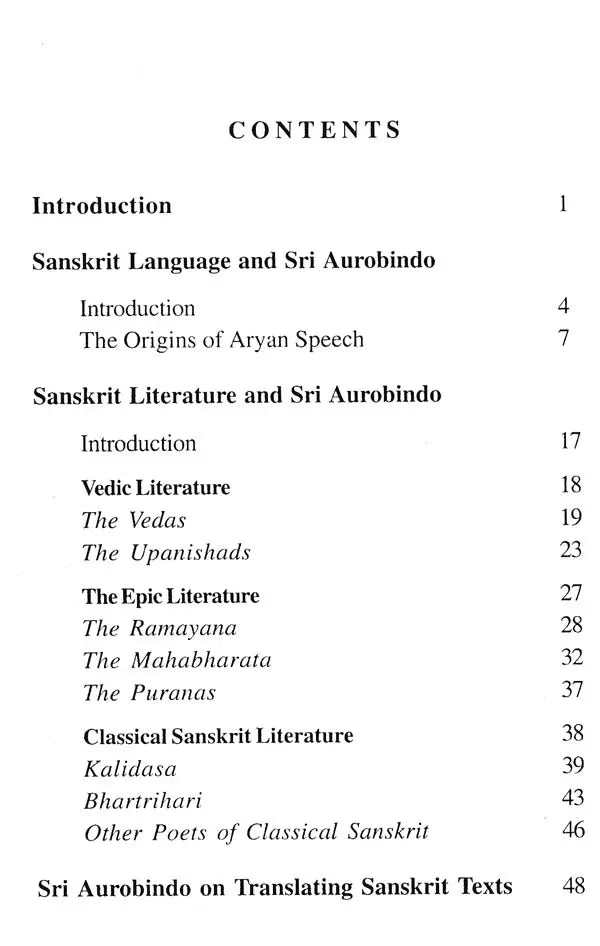 Sri Aurobindo and Sanskrit