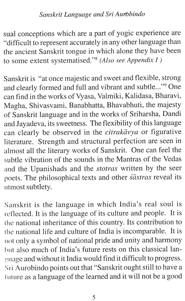 Sri Aurobindo and Sanskrit