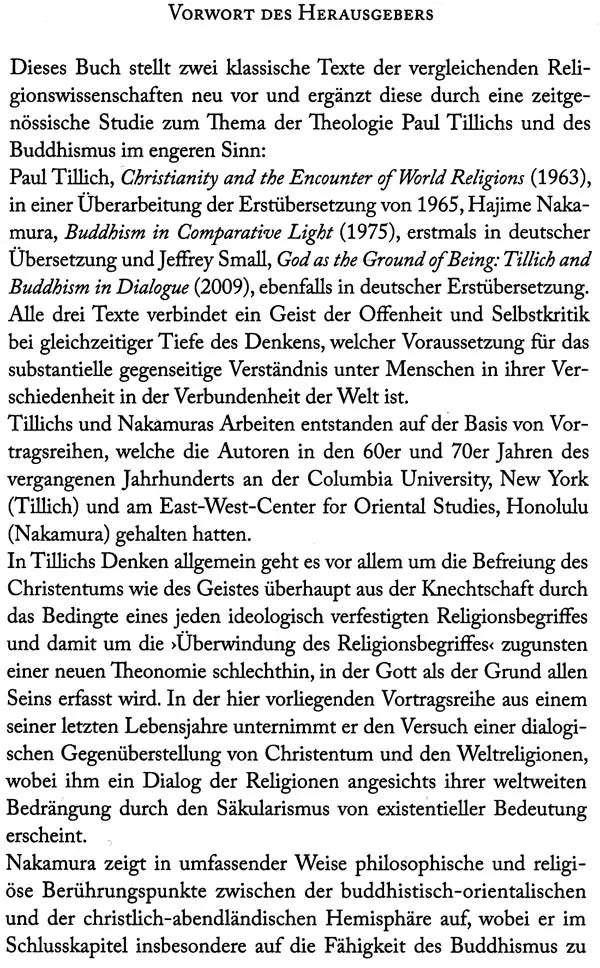Grundlagen Fur Einen Buddhistisch-Christlichen Dialog