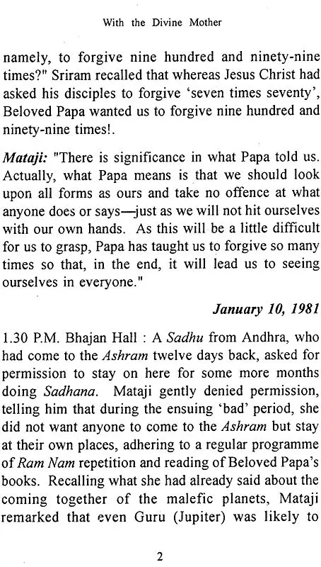 With the Divine Mother Volume I