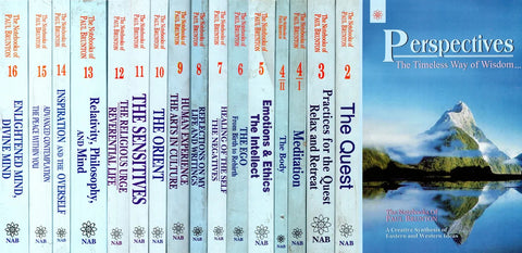  The Notebooks of Paul Brunton: Set of 16 Volume by Paul Brunton