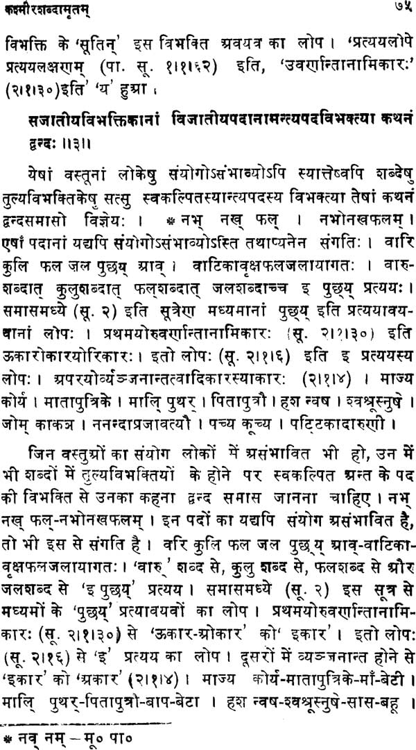 कश्मीरशब्दामृतम्:-Kashmirshabdamritam