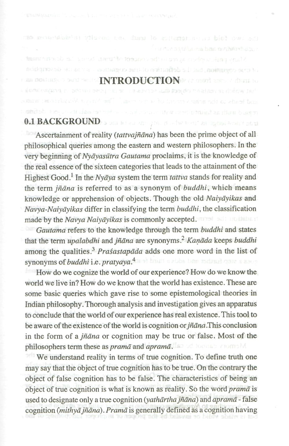Supernormal Perception in Indian Philosophy (2000)
