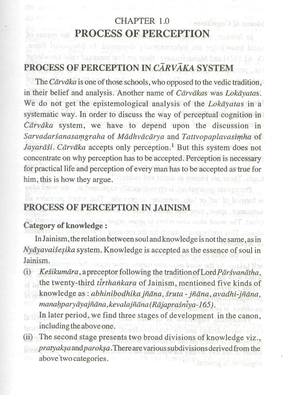 Supernormal Perception in Indian Philosophy (2000)