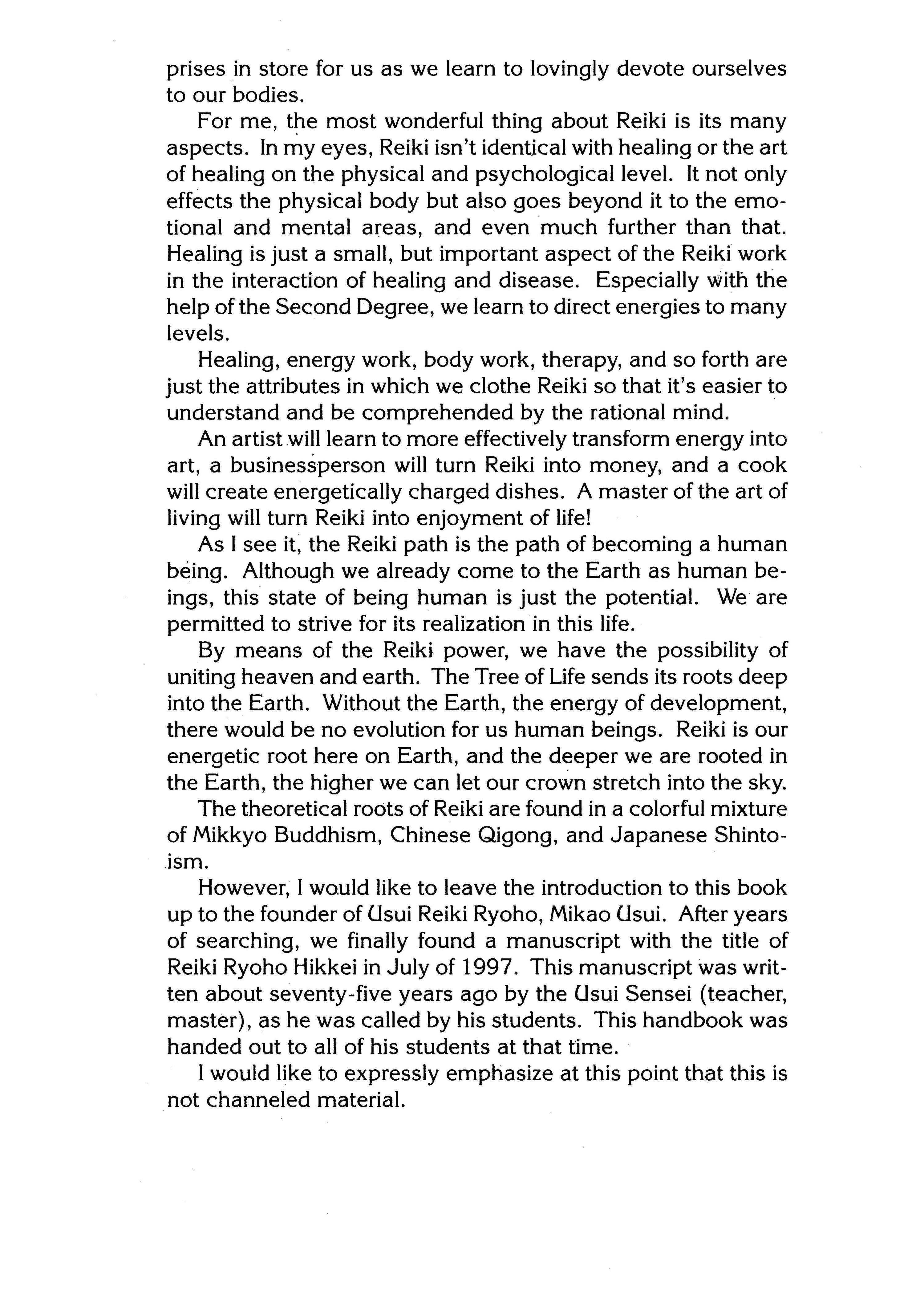 Reiki-The Legacy of Dr. Usui
