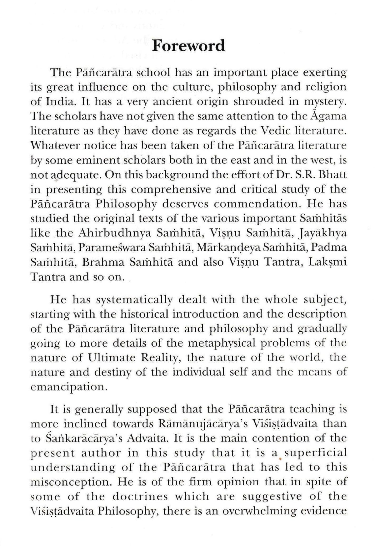 The Philosophy of Pancaratra - Motilal Banarsidass author