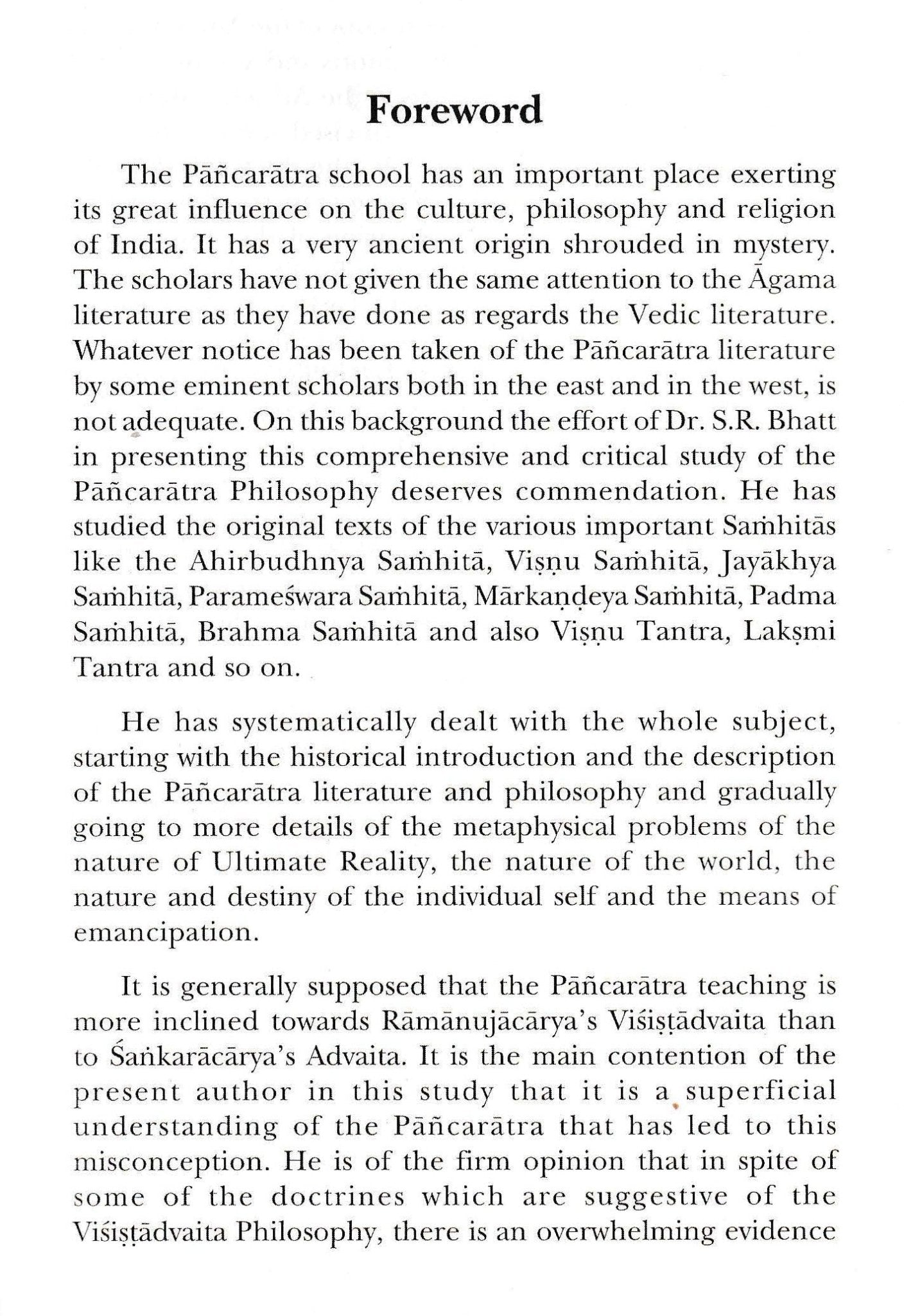 The Philosophy of Pancaratra - Motilal Banarsidass author