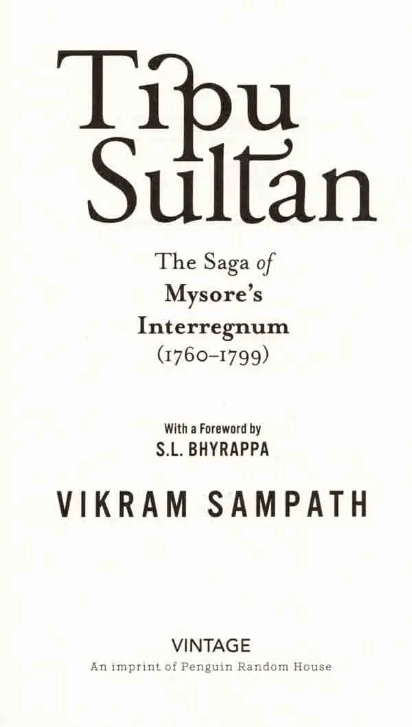 Tipu Sultan - Motilal Banarsidass author