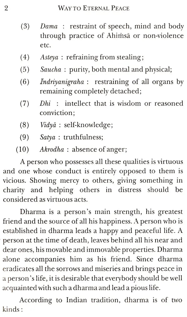 Way To Eternal Peace